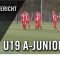 ASV Dachau U19 – TSV 1865 Dachau U19 (12. Spieltag, U19 Kreisliga München)