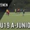 BC Stotzheim – Erfa Gymnich (U19 A-Junioren, Spiel um Platz 3, Sommerturnier) – Spielszenen