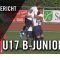 Blau-Weiß 96 U17 – FC Eintracht Norderstedt U17 (3. Spieltag, U17-Oberliga)