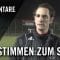 David Meyes (SC Borussia Lindenthal-Hohenlind) und Patrick Knobel (Trainer Heiligenhauser SV)
