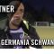 Die Stimme zum Spiel | Germania Schwanheim – SV Zeilsheim (13. Spieltag, Verbandsliga Mitte)