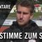 Die Stimme zum Spiel | Hombrucher SV U17 – Borussia Dortmund U16