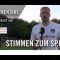 Die Stimmen | TuS Dassendorf – SC Condor (27. Spieltag, Oberliga) | Pra?sentiert von MY-BED.eu
