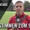 Die Stimmen zum Spiel (BSV Grün-Weiss Neukölln – NSF Gropiusstadt, Testspiel) | SPREEKICK.TV
