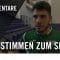 Die Stimmen zum Spiel | CFC Hertha 06 – VfL 05 Hohenstein-Ernstthal (NOFV-Futsal-Regionalliga)