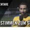 Die Stimmen zum Spiel | Concordia – HSV Barmbek-Uhlenhorst (13. Spieltag, Oberliga Hamburg)