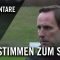 Die Stimmen zum Spiel (ETB SW Essen – SpVg Schonnebeck, Oberliga Niederrhein) | RUHRKICK.TV