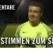 Die Stimmen zum Spiel | FC Eddersheim – Viktoria Kelsterbach (11. Spieltag, Verbandsliga Süd)