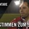 Die Stimmen zum Spiel (FC JuZ Fechenheim – SV Viktoria Preußen, Halbfinale, Kreispokal Frankfurt)