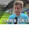 Die Stimmen zum Spiel FC St. Pauli U23 – BSV S-W Rehden (10. Spieltag, Regionalliga Nord)