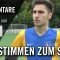 Die Stimmen zum Spiel (FC Teutonia 05 – SC Victoria Hamburg, Pokal der 1. Herren 16/17) | ELBKICK.TV