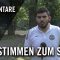 Die Stimmen zum Spiel | Füchse Berlin Reinickendorf U17 – BFC Dynamo U17 (B-Junioren Verbandsliga)