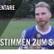 Die Stimmen zum Spiel | FV Biebrich 02 – Spvgg Eltville (3. Spieltag, Verbandsliga Mitte)