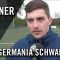 Die Stimmen zum Spiel (Germania Schwanheim  – VfB 1900 Gießen, Verbandsliga) | MAINKICK.TV