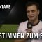 Die Stimmen zum Spiel (Hamm United FC – FC Voran Ohe, Landesliga Hansa) | ELBKICK.TV