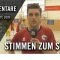 Die Stimmen zum Spiel | HSV Panthers – VfL 05 Hohenstein-E. (Halbfinale, Deutsche Meisterschaft)