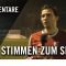 Die Stimmen zum Spiel I TSV Sasel – VfL Pinneberg (20. Spieltag, Oberliga Hamburg)
