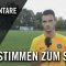 Die Stimmen zum Spiel | Niendorfer TSV – SC Victoria Hamburg (1. Spieltag, Oberliga Hamburg)