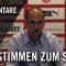 Die Stimmen zum Spiel (Rot-Weiss Essen – Sportfreunde Baumberg, 3. Runde, Niederrheinpokal 16/17)