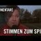 Die Stimmen zum Spiel (RW Germania – BW Huckarde, Kreisliga A1, Kreis Dortmund) | RUHRKICK.TV