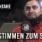 Die Stimmen zum Spiel (SC Fortuna Köln – 1. FC Niederkassel, U19 A-Junioren, Mittelrheinliga)