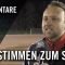 Die Stimmen zum Spiel (SC Goldstein – C.R.E.U. Höchst, Qualifikation Sparkassen-Cup)  | MAINKICK.TV