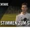 Die Stimmen zum Spiel | SC Sperber – VfL 93 Hamburg (11. Spieltag, Bezirksliga Nord)