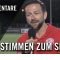 Die Stimmen zum Spiel | Sportfreunde Wanne-Eickel – SV Wanne 11 (Halbfinale, Kreispokal Herne)