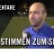 Die Stimmen zum Spiel | Spvgg. 02 Griesheim – FC Neu-Anspach (13. Spieltag, Gruppenliga Frankfurt)
