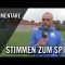 Die Stimmen zum Spiel | SpVgg Seeheim-Jugenheim – 1. FCA 04 Darmstadt (6. Spieltag)
