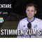 Die Stimmen zum Spiel | Sternschanze – Niendorf II (14. Splt., Landesliga) | Präsentiert vom ARRIBA