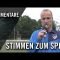 Die Stimmen zum Spiel | SV Curslack-Neuengamme – Lüneburger SK (Testspiel)