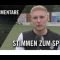 Die Stimmen zum Spiel | TSV Sasel – FC Teutonia 05 (6. Spieltag, Oberliga Hamburg)
