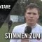 Die Stimmen zum Spiel | TSV Sasel – TuS Dassendorf (12. Spieltag, Oberliga Hamburg)