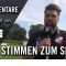 Die Stimmen zum Spiel | TuS Dassendorf – TSV Sasel (Oberliga) | Präsentiert von MY-BED.eu