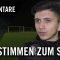 Die Stimmen zum Spiel (TuS Makkabi – SV Münster, U15 C-Junioren, Verbandsliga Süd) | MAINKICK.TV