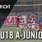 Eintracht Lokstedt U18 – Altona 93 U18 (2. Spieltag, U-18 Bezirksliga)