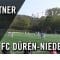 FC Düren-Niederau U17 – FC Pesch U17 (3. Spieltag, B-Junioren Mittelrheinliga)