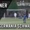 Germania Schwanheim – SC Viktoria Griesheim (U19 A-Junioren, Hessenliga) – Spielszenen | MAINKICK.TV