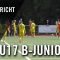 Hombrucher SV U17 – Borussia Dortmund U16 (1. Spieltag, B-Junioren Westfalenliga)