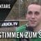 Interview mit A.Hermann und M.Cosan – Stimmen zum Spiel | SPREEKICK.TV
