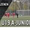 SG Rot-Weiss Frankfurt U19 – TSG Wieseck U19 (12. Spieltag, A-Jugend Hessenliga)