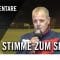 Stimme zum Spiel | BSC Marzahn – Steglitzer SC Südwest (1. Runde, Landespokal) | SPREEKICK.TV