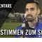Stimmen | FFV Sportfreunde 04 – Spvgg. Griesheim (20. Spieltag, Gruppenliga Frankfurt West)