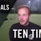 Ten Times mit Jakob Vehn (Berliner SV 92) | SPREEKICK.TV