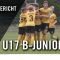 Tennis Borussia Berlin U17 – SG Dynamo Dresden U16 (B-Junioren, Regionalliga Nordost)