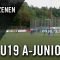 TuS Hordel – VfB Waltrop (U19 A-Junioren, Landesliga Westfalen, Staffel 2) – Spielszenen