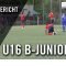 USC Paloma – FC Eintracht Norderstedt (U16-Jugendpokal, Achtelfinale)