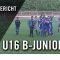 Wedeler TSV U16 – USC Paloma U16 (U16-Pokal, Viertelfinale)